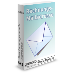 Gambio-Modul Rechnungs-Mailadresse