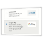 Versandarten und Payment Icons im Gambio Checkout